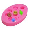 Molde de Silicona para Paleta de Cono de Helado Decoración de Pastel de Chocolate Molde para Fondant Herramientas para Hornear DIY