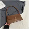 Bolso de axila vintage de nicho para commuting para mujer, Nuevo bolso de hombro con estampado de leopardo 2026, Bolso de mano moderno y único