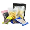 Bolsa con cierre hermético color esmerilado bolsa para joyería bolsa de papel de aluminio esmerilado carcasa para teléfono móvil bolsa de plástico accesorios bolsa compuesta bolsa para usar armadura