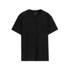 Camiseta de Algodón Romano de Manga Corta Fresca y Transpirable para Hombre, Sencilla de Color Sólido Elástica con Hombro Derecho Camiseta Básica para Deporte y Fitness con Cuello Redondo