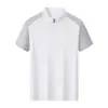 Camisa Polo Disan Golf 40D 140G com Gola Alta, Meio Zíper, Sem Costura, Tecnologia de Manga Curta, Gola Alta, Personalizável, Estampada, Cultural