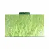 Bolsa de Noite Acrílica Perolada Feminina de Comércio Exterior Transfronteiriço, Bolsa de Mão Clutch de Ombro Único Transversal para Banquete de Casamento