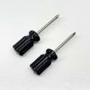 Chave de Fenda Cabeça Cenoura Pequena Cabo Preto Chave de Fenda 5.0 Chave de Fenda Phillips Antiderrapante Não. Ferramenta de Material Aço 45