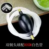 Tubo de drenaje para bandeja de té con bola absorbente mesa de té soporte para té mesa de té drenaje manguera suave antimoho preparación de té conector de juego de té duradero buena bola