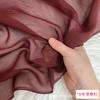 Tecido Georgette de Seda Larga 140mm 10mm 02 Lenço de Camisa Georgette Tecido para Roupas de Proteção Solar Seda