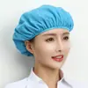 Chapéu de Trabalho Respirável Xuanzhi Novo para Mulheres, Chapéu de Chef para Cozinha, Serviço de Alimentação, Higiene, Fábrica sem Poeira, Chapéu de Tecido Elástico
