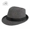 Ventas Directas de Fábrica Sombreros al por Mayor Otoño e Invierno Estilo Nuevo Sombreros de Lana para Personas de Mediana Edad y Mayores, Versátiles Informales Sombreros de Jazz para Hombres de Moda
