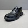 Zapatos de Cuero Calado 2025, Zapatos de Hombre de Cuero Genuino de Alta Gama, Punta Redonda Grande, Zapatos de Verano de Cuero para Hombre Perforados Transpirables, Casual de Negocios