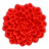 Flores Coloridas Adesivos de Borracha Macia 3D Decorações Planas para Capas de Celular Papelaria Acessórios de PVC 3D Acessórios para Joias DIY