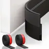 Fita de Vedação Autoadesiva para Parte Inferior de Porta e Janela para Uso Doméstico, Anti-Barata, Anti-Inseto, Tira à Prova de Vento e de Som para Borda de Porta, À Prova de Vento e à Prova d'Água