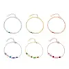Pulseira Prata de Lei S925 Cor Nova Zircônia Três Cores Feminina Fashionável Versátil Acessórios de Verão Frescos Joias