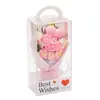 Ramo pequeño de punto, flor artificial abullonada para el Día de la Madre, ramo de hilo, accesorio de regalo para la temporada de graduación, regalo pequeño, transfronterizo
