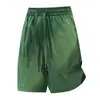 Nuevos Shorts Casuales Frescos de Seda de Hielo para Hombre Verano 2026 Estilo Japonés Color Sólido Simples Holgados Talla Grande Shorts de Cinco Puntos para Hombre