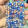 Ágata de fuego nueva transfronteriza cuentas sueltas cadena hecha a mano accesorios joyería diy ropa popular ágata venta directa de fábrica al por mayor