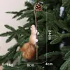 Nuevo Producto Transfronterizo Espuma Dibujos Animados Simulación Ardilla Colgante Creativo Decoración Árbol de Navidad Escritorio Muñeca Pequeña Adornos