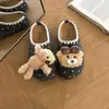 Zapatillas de Algodón Suaves y Lindas con Lunares y Cabeza de Osito 3D para Mujer Cálidas Suela Suave Ropa de Casa Antideslizantes Perezosas Felpa Algodón Zapatillas