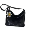 Bolsa de Ombro Transfronteiriça de Couro Bovino Novo Tanning Vegetal para Mulheres, Bolsa Tote Casual Versátil Retro de Grande Capacidade, Bolsa Transversal