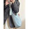 Bolsos para Mujer 2025 Nuevo Gran Capacidad Retro Tie-Dye Mezclilla Lona Bolso de Mano para Viajes Cotidianos Bolso de Hombro Cruzado Versátil