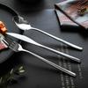 Juego Completo de Acero Inoxidable Escandinavo 304 de Cuchillo para Carne, Tenedor y Cuchara, Juego de Tres Piezas de Palillos, Juego de Vajilla para Comida Occidental, Juego de Dos Piezas de Cuchillo y Tenedor