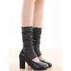 Outono e inverno meias femininas japonesas de pelo, meias de cano médio, cor sólida, moda quente, renda, conjunto de pernas torcidas, atacado, Joker