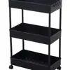 Rack de Armazenamento de Sanduíches Doméstico Sala de Estar Rack de Armazenamento Multicamadas de Chão com Rodas Cozinha Banheiro Banheiro Carrinho de Lanches