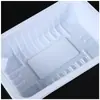 Bandeja de blíster fresca de PP al por mayor, soporte interior desechable para frutas, verduras y alimentos, caja de plástico translúcido por succión