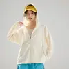 Roupas de Proteção Solar para o Verão, Leve, Casual, Solta, Respirável, Amigável à Pele, Jaqueta de Proteção UV para Exterior Estilo Montanha, Roupas de Proteção Solar