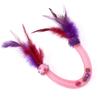 Juguete para gatos con cuerda fibrosa para morder dientes, palo de hierba gatera resistente a las mordeduras, plumas autosuficientes, suministros para mascotas