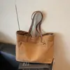 Bolso grande de estilo vintage para mujer, color liso, versátil, estilo casual, bolso de hombro para estudiantes, adecuado para la escuela y el trabajo, bolso tote