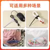 Corbatas de Cable de Silicona de Colores, Corbatas de Cable de Renacuajo, Corbatas de Cable para Llaveros de Bricolaje, Correas de Colgante de Caja Misteriosa, Correas para Paquetes de Datos