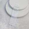 Bolsa de PVC Autocierre para Joyería Pendientes Collar Cadena de Pendientes Joyería de Mano Pendientes Portátiles Almacenamiento de Anillos Artefacto Transparente de Alta Definición