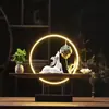 Lámpara de anillo Zen china Decoración de ciervo de la suerte en porcelana blanca Quemador de incienso de reflujo creativo Decoración para el hogar, sala de estar, entrada