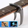 Capotraste de Metal para Guitarra com Porta-Palhetas, Capotraste Universal para Guitarra Acústica Elétrica Ukulele Acessório de Instrumento