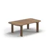 Sofá de tronco para exteriores muebles de exterior de ratán combinación de mesa de café ocio jardín balcón ensamblaje de caja y espiga patio silla de teca y ratán