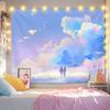 Escenario de Atardecer Estilo Ins Tela de Fondo Tapiz Colgante Decoración Casa de Alquiler Habitación de Renovación Cabecera de Dormitorio Tela Colgante de Fondo