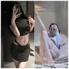 Ling Daiyu Lencería Sexy Falda de Cadera Sexy Traje Pura Pasión Uniforme Coqueto Abstinencia Secretaria Famosa Nueva Chica Sexy Caliente