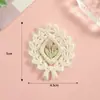 Novos Patches de Coração Delicado com Renda, Patches Bordados de Coração com Flores, Acessórios para Roupas e Patches de Acessórios em Estoque