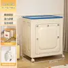 Caja de Almacenamiento Gran Capacidad Extra Grande Plegable Caja de Almacenamiento para Juguetes Ropa con Tapa Gabinete de Almacenamiento de Plástico Caja de Almacenamiento Gabinete