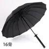 Guarda-chuva automático criativo haste reta preta guarda-chuva espada de samurai japonesa guarda-chuva guarda-chuva LOGO guarda-chuva de publicidade à vista atacado