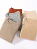 Suéter Grueso de Cachemira Pura de Siete Agujas para Mujer, Otoño e Invierno, Cuello Redondo, Manga Raglán, Suéter Base de Cachemira Tejido, Ajustado y Cálido