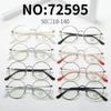 Armazón de Lentes de Aleación Moderno Tallado Combinado Ultraligero Moderno Juvenil Protección Luz Azul Casual Correr Duradero Explosivo 72595