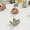 Mascota de té creativa pequeño monje Shama figura de palo brasilero cerámica decoración maceta micro paisajismo decoraciones de animales pequeños