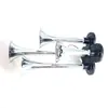 Bocina de aire de cuatro tubos 12V/24v aleación de zinc galvanizado bocina de aire modificada para camión camión válvula solenoide 1224v