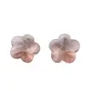 Pendente de Flor de Ameixa de Cristal de Furo Único 14mm para Colar DIY Contas de Vidro Contas Soltas Joias Acessórios para Artesanato em Roupas