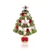 Suministro Transfronterizo Deseo Popular Europeo y Americano Aliexpress Venta Caliente Nueva Ropa con Cortes Broche Creativo de Árbol de Navidad