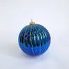 Navidad Transfronteriza 12cm Calabaza Galvanizada Bola de Brillo Decoración de Escena de Fiesta Adorno Colgante Decoración de Bola Colgante Personalización