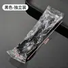 Cucharas desechables, empaquetadas individualmente, grado alimenticio, cucharas soperas de plástico engrosado, cucharas comerciales para llevar, cucharas de postre