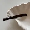Grampo de Cabelo Fino de Acetato Presilha Lateral Simples Versátil Suave Grampo para Rabo de Cavalo Presilha de Mola Acessório de Cabelo Novo Estilo