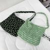 Bolsa transversal pequena estilosa e moderna com estampa de leopardo e zíper, bolsa de ombro grande para compras, bolsa de lona da moda para mulheres, atacado moderno