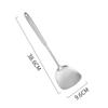 Utensílios de Cozinha de Aço Inoxidável 304 Cauda Pontiaguda Espessos Isolados Termicamente Espátula de Panela Concha para Sopa Escumadeira Colher de Arroz Conjunto de Cozinha Utensílios de Cozinha